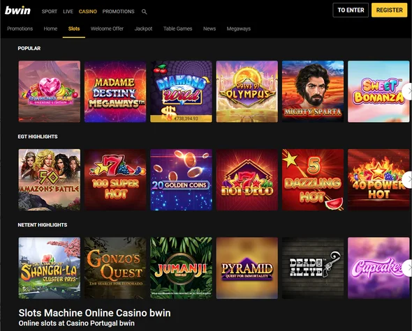 Bwin Casino Slot machines