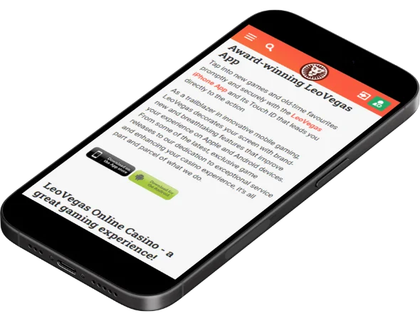 Leovegas app for Android